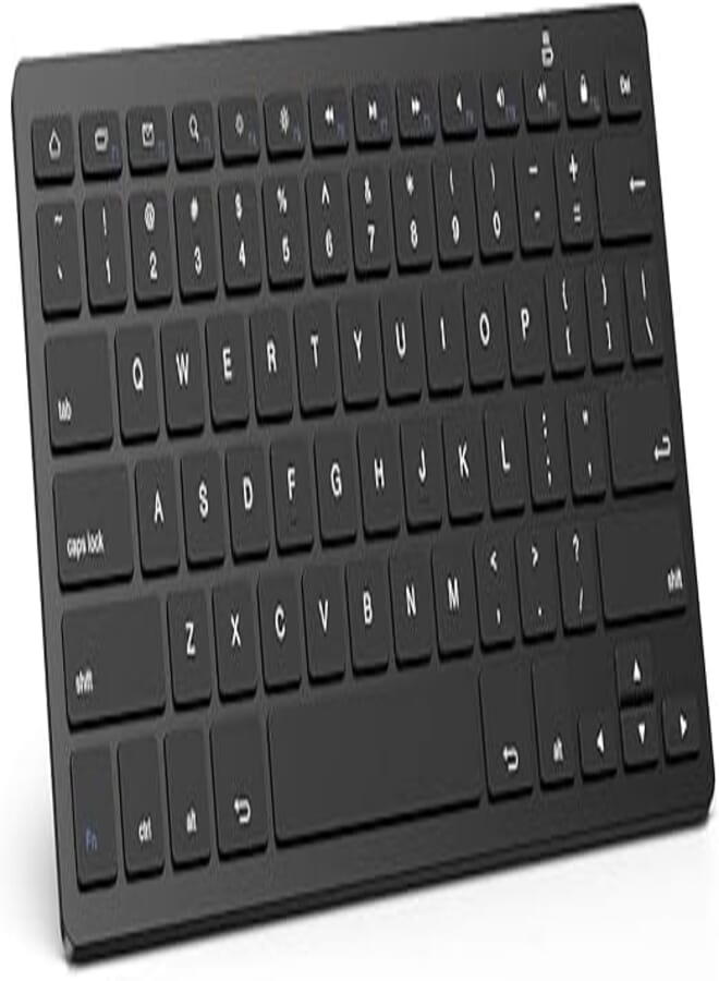 OMOTON Bluetooth Keyboard for Mac, Compact Wireless Keyboard Compatible With MacBook, iMac, Mac Mini, Laptop and PC, Deep Black